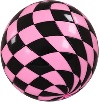 Checkerboard Pink Bead